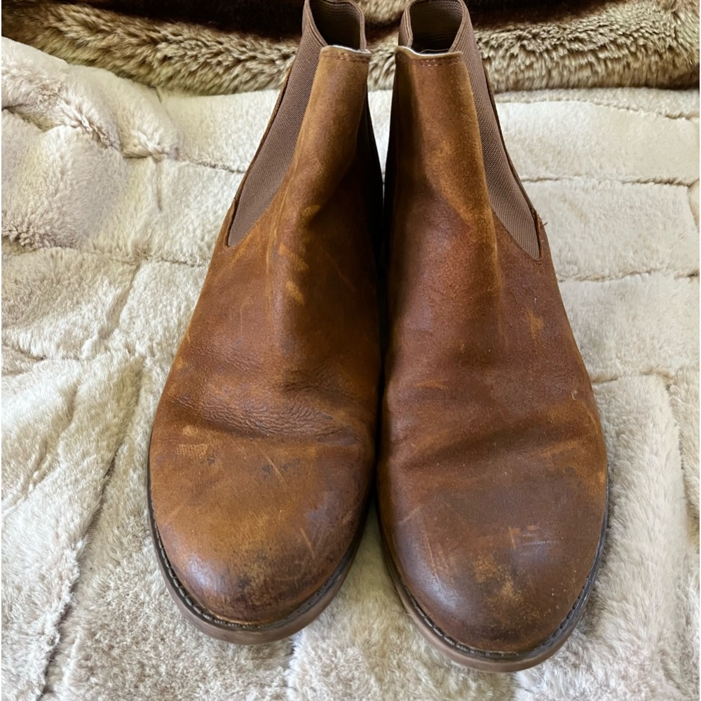 Franco Sarto Brown Ankle Boots